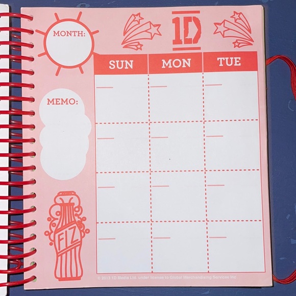One Direction Planner Notebook - Picture 5 of 7